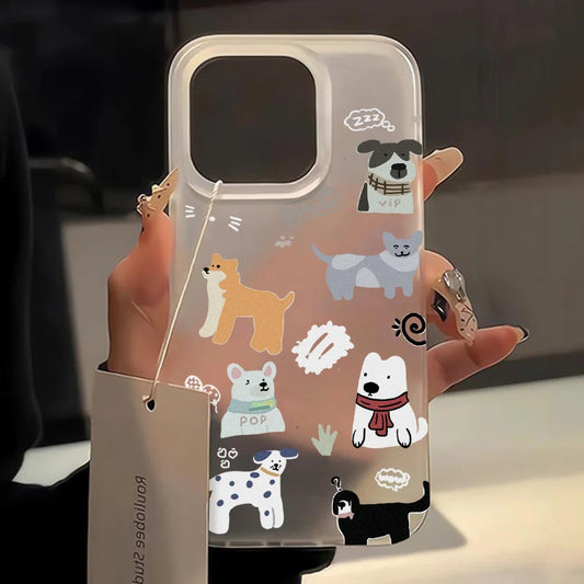 Cartoon Cute Puppy Phone Case For iPhone