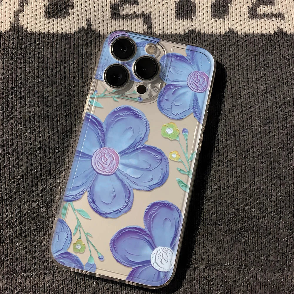 Blue Mountain Camellia Phone Case