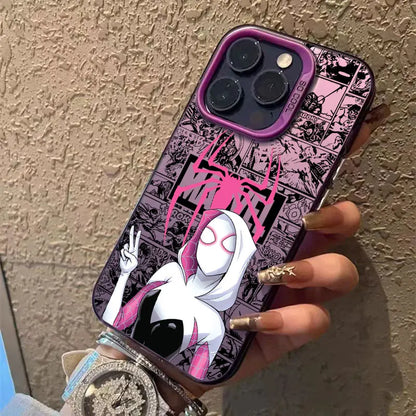 Spider Gwen Spiderman Miles Morales Marvel Phone Case For iPhone