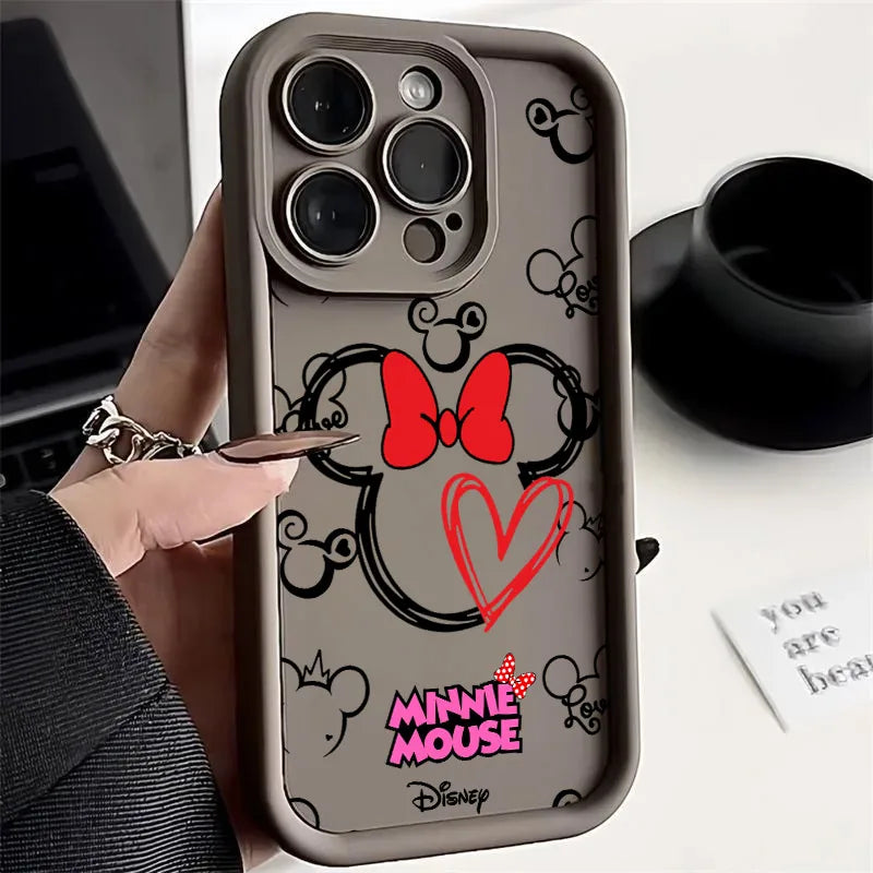 Mickey Minnie Love Disney Mouse Phone Case For iPhone