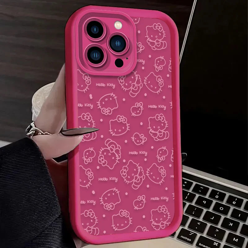 Cute Hello Kitty Phone Case For iPhone