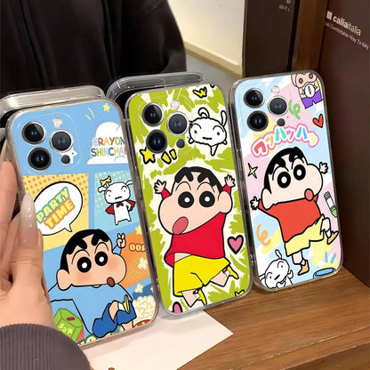 Lovely Crayon ShinChan Phone Case For iPhone