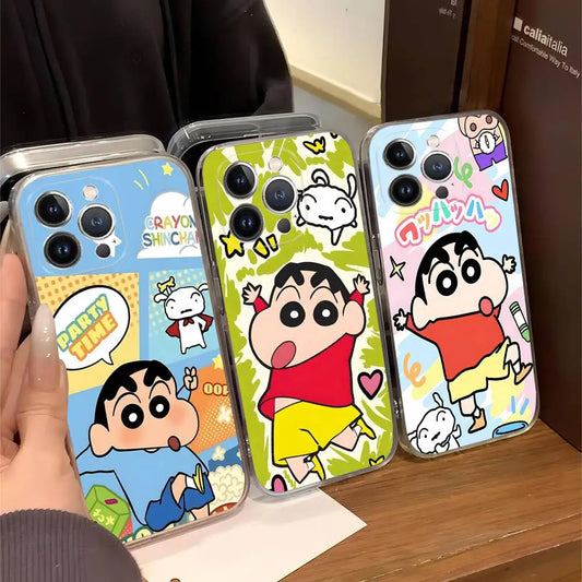 Lovely Crayon ShinChan Phone Case For iPhone
