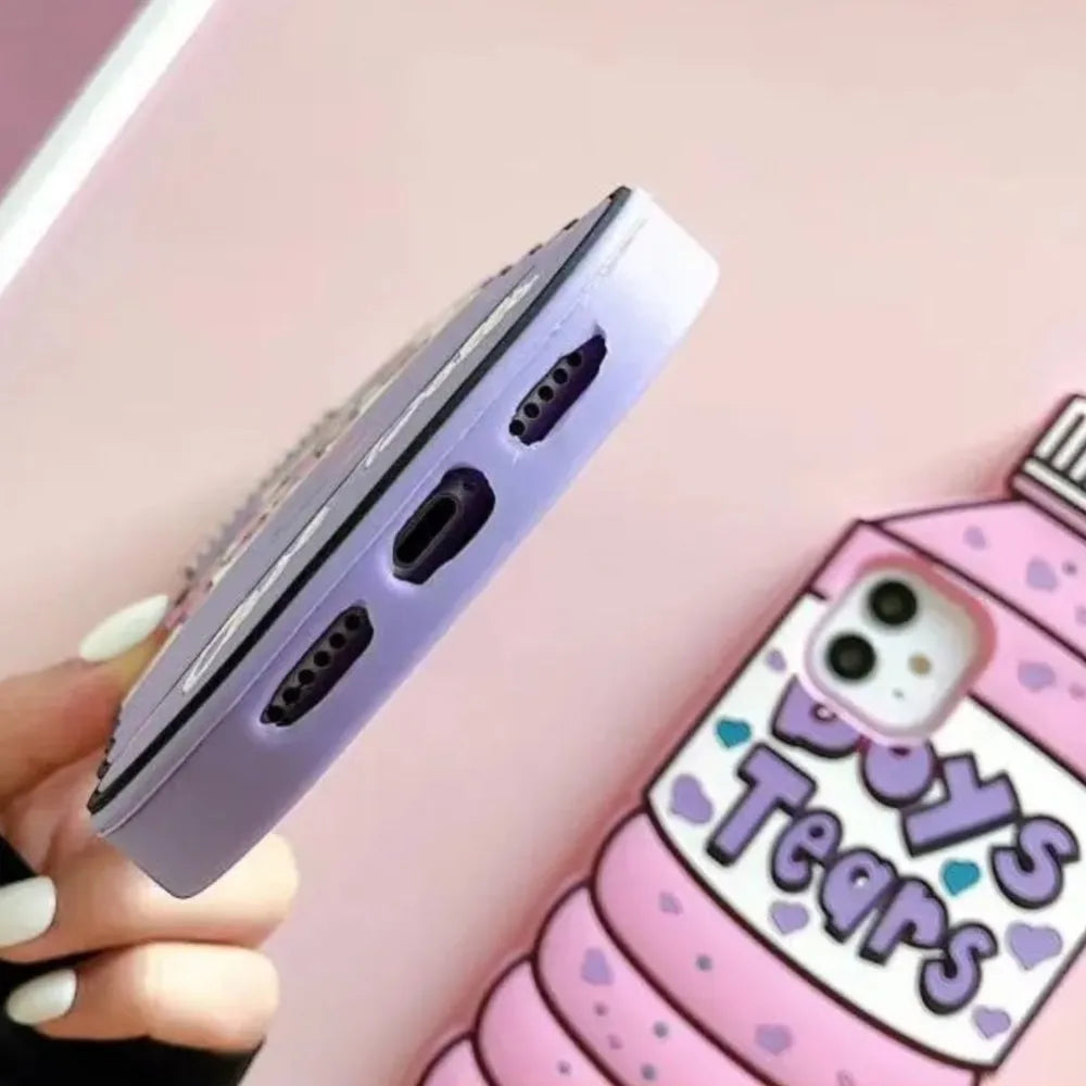 Funny 3D Cartoon Water Bottle Phone Case