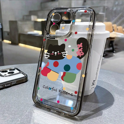 Black Cat Liquid Silicone Phone Case