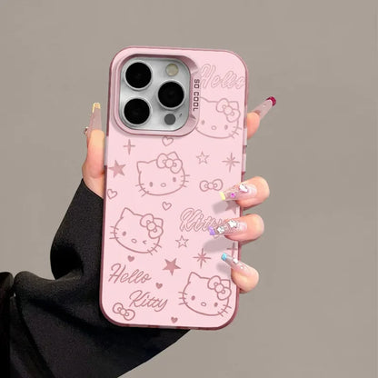 Hello Kitty Star Cute Phone Case For iPhone