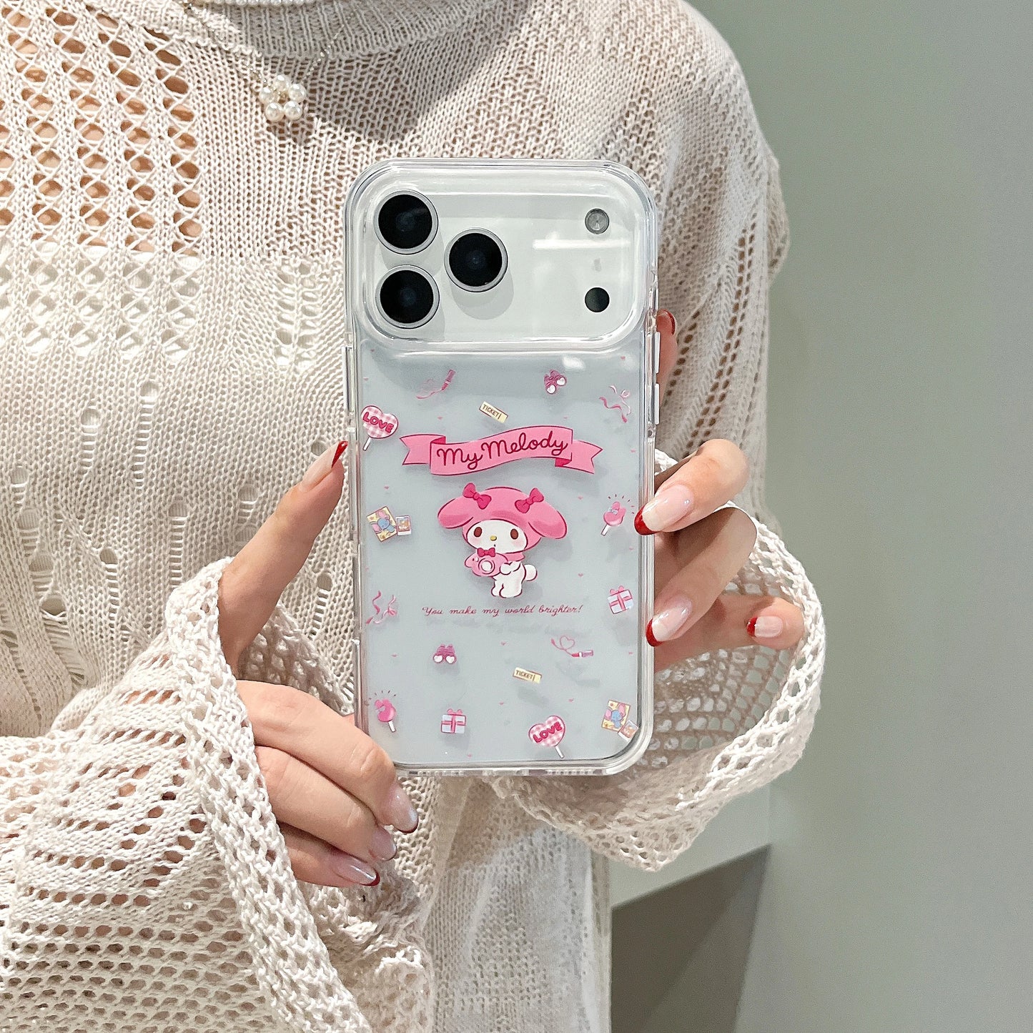 Cute Cartoon Hellokitty Melody Phone Case For iPhone