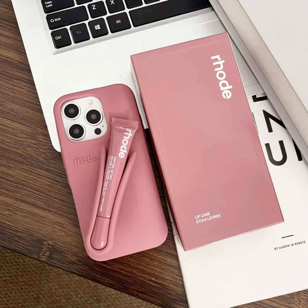 Rhode Minimalist Soft Silicone Phone Case Rhode Liptint Case With Box