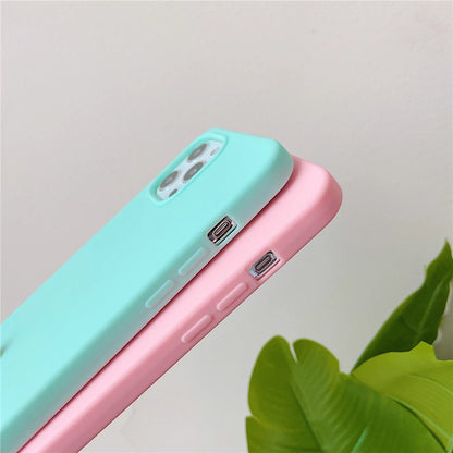 Crossbody Lanyard Matte Silicone Soft For Case iPhone