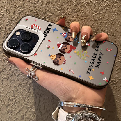 Cartoon Dachshund Dog Case For iPhone