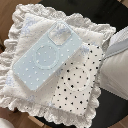 Cute Wing Heart Magnetic Phone Case