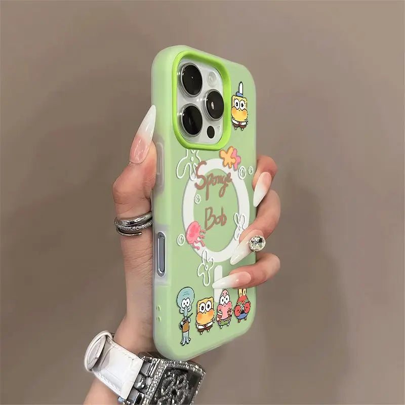 Anime Spongebo Squarepants Mobile Phone Case Available For iPhone