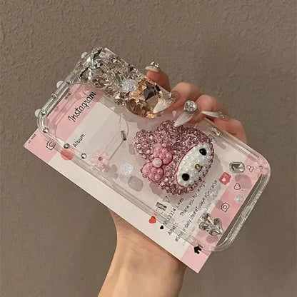 Cute Kawaii My Melody Full Drill Mobile Phone Case