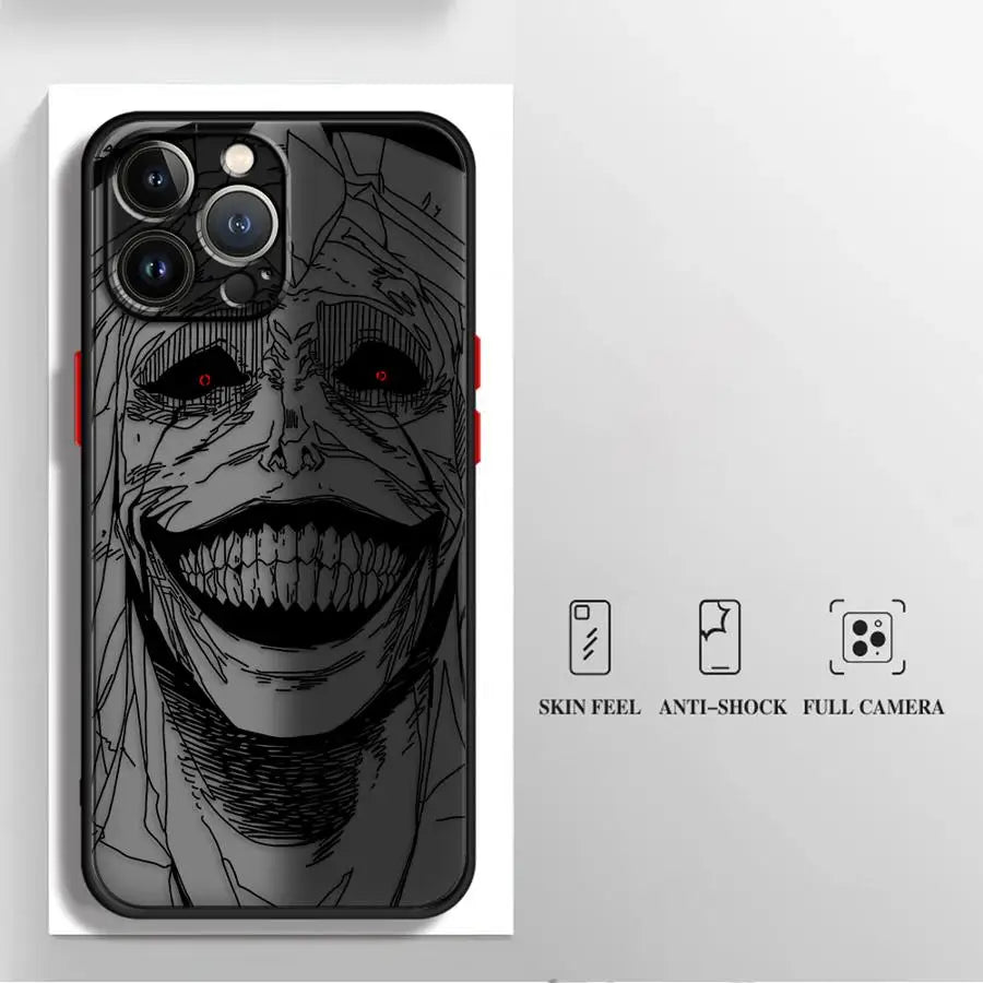 Anime Sukuna Jujutsus Kaisen Soft Cover Case For iPhone
