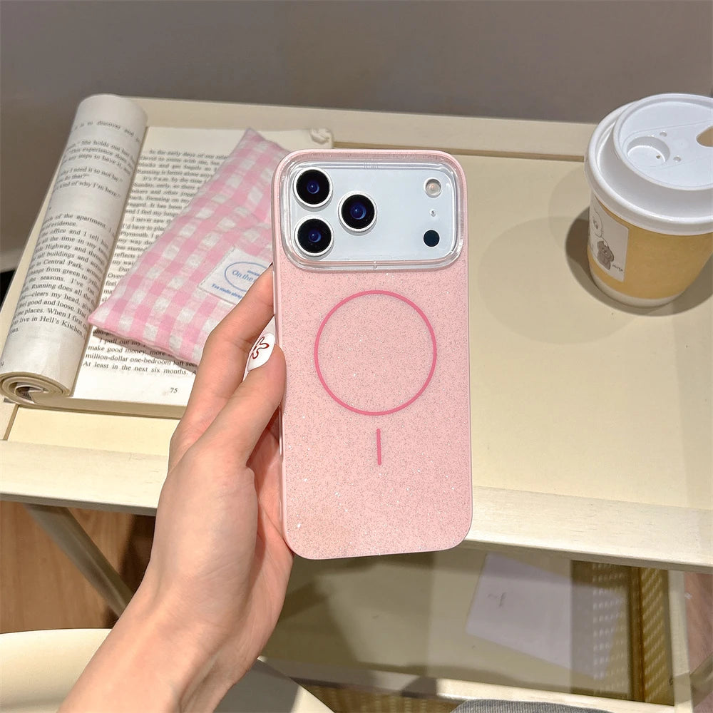 Luxury Glitter Bling For Magsafe Magnetic Case For iPhone