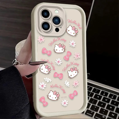 Cute Cartoon Hello Kitty Case For iPhone