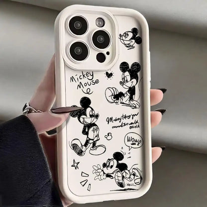 Disney Sketch Minnie Cartoon Phone Case For IPhone