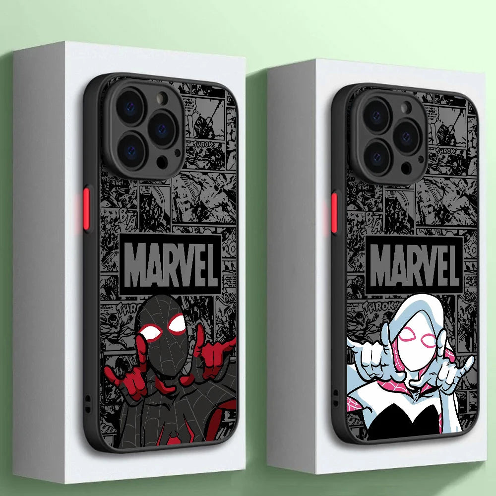 Marvel Cute Spider Man Cartoon For iPhone Phone Case