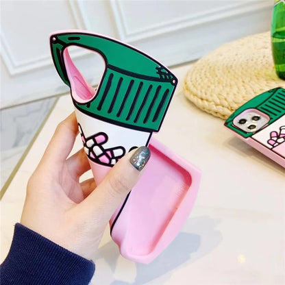 Creative 3D Cartoon Pills Bottle Soft Silicone Phone Case For iPhone