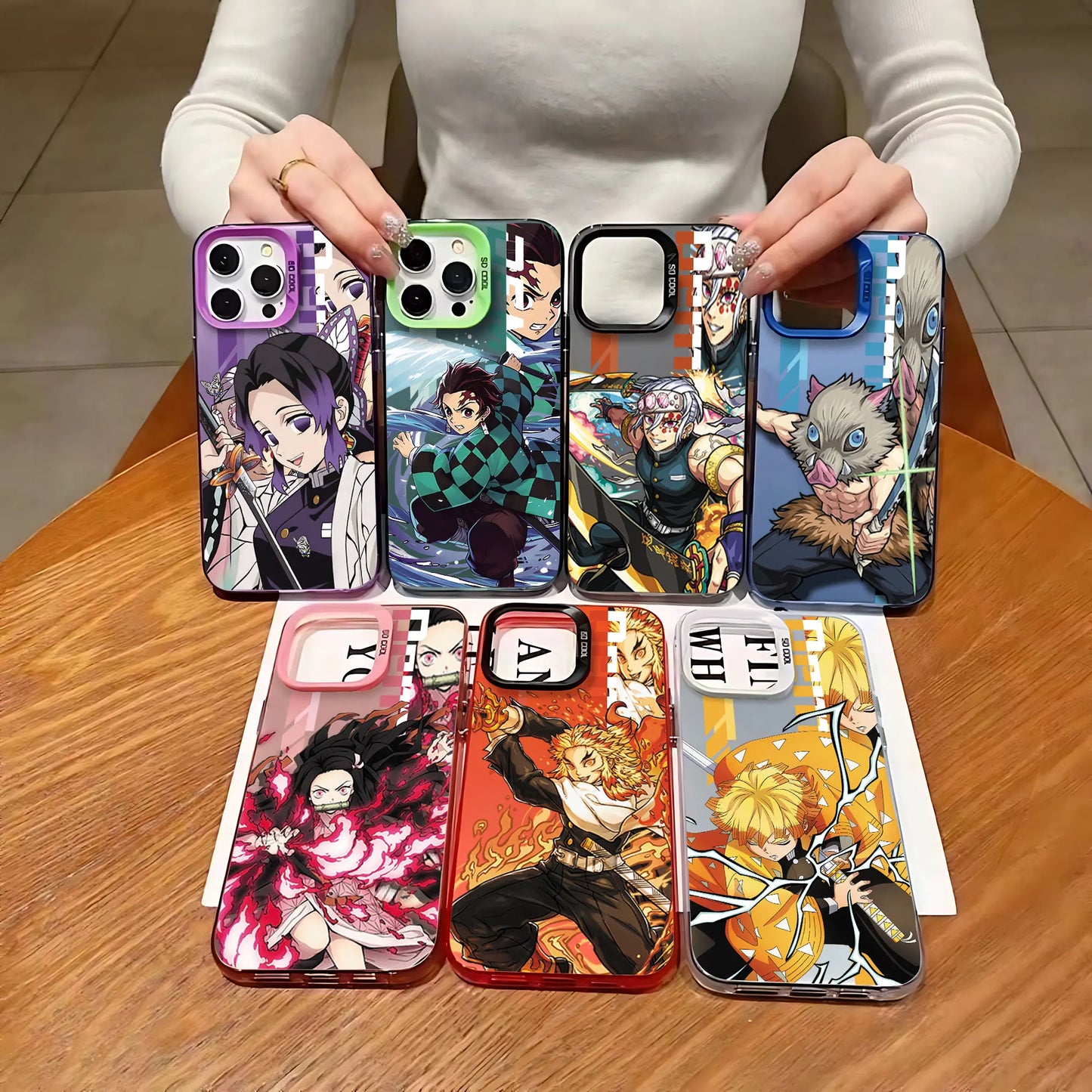 Anime Demon Slayer Cool Phone Case For iPhone