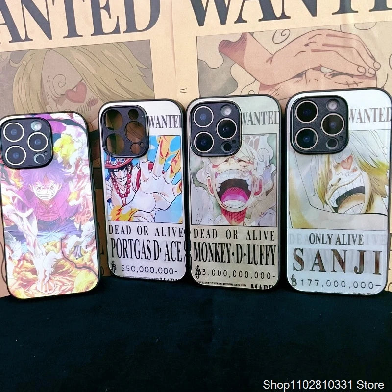 3D illusion One Piece Luffy Nika Phone Case For iPhone