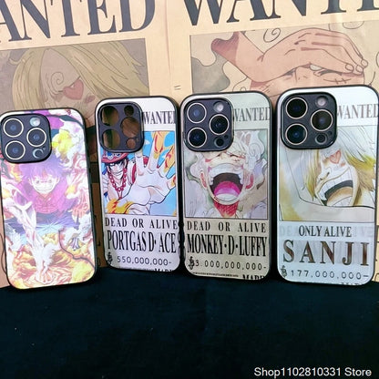 3D illusion One Piece Luffy Nika Phone Case For iPhone
