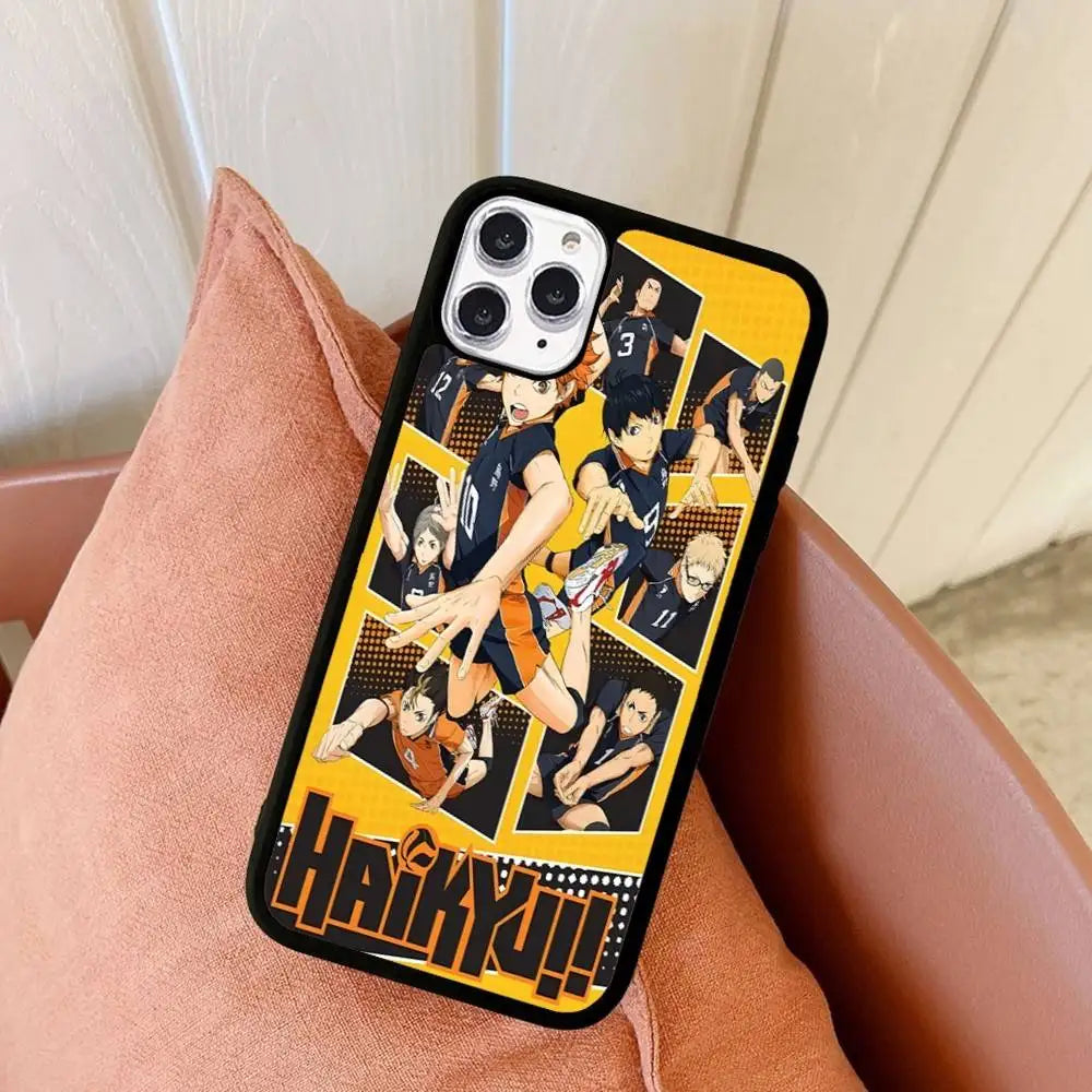 Haikyuu Karasuno Volleyball Anime Phone Case For iPhone