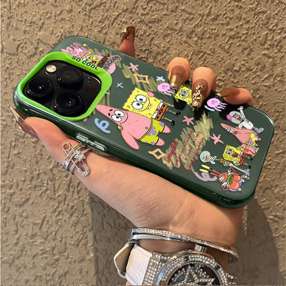 SpongeBob Patrick Star Hard Phone Case For iPhone