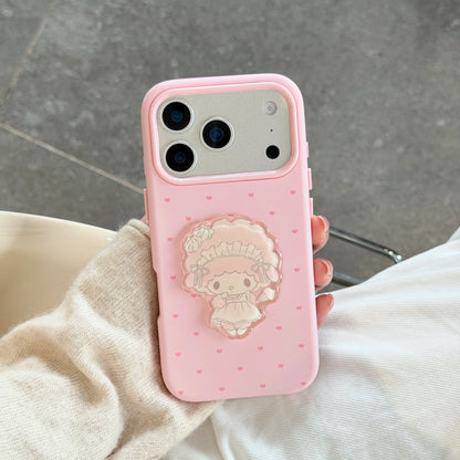 Cute IMD Melody Lamb Cloud Phone Case For iPhone