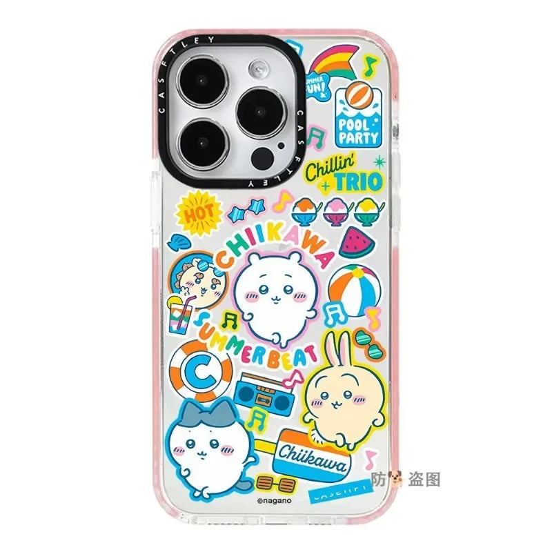 Anime Chiikawa Usagi New Case Cartoon Cute Anime Kawaii Lovely Applicable To iPhone