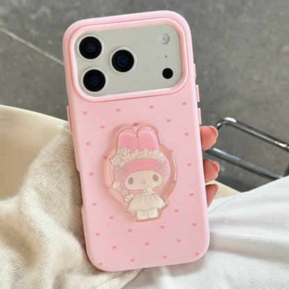 Cute IMD Melody Lamb Cloud Phone Case For iPhone