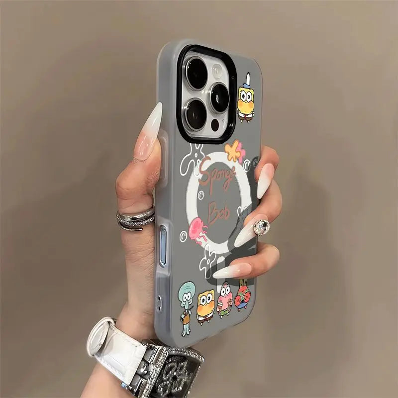 Anime Spongebo Squarepants Mobile Phone Case Available For iPhone