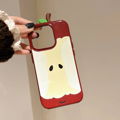 Glitter Cute 3D Red Apple Core Phone Case