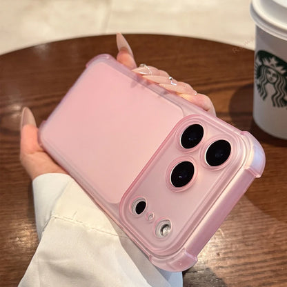 Cute Matte Clear Phone Case For iPhone