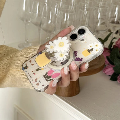 Magnetic Magsafe Stand Holder Phone Case
