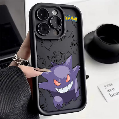 Eevee Gengar Pokemon Anime Soft Silicone Phone Case