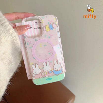 Phone Shell Miffy Cute Three Rabbits Series Suitable For iPhone