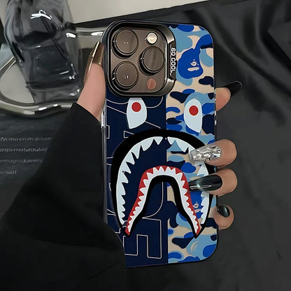 Fashion Now Bathing Ape Bapes Frosted Case  For iPhone