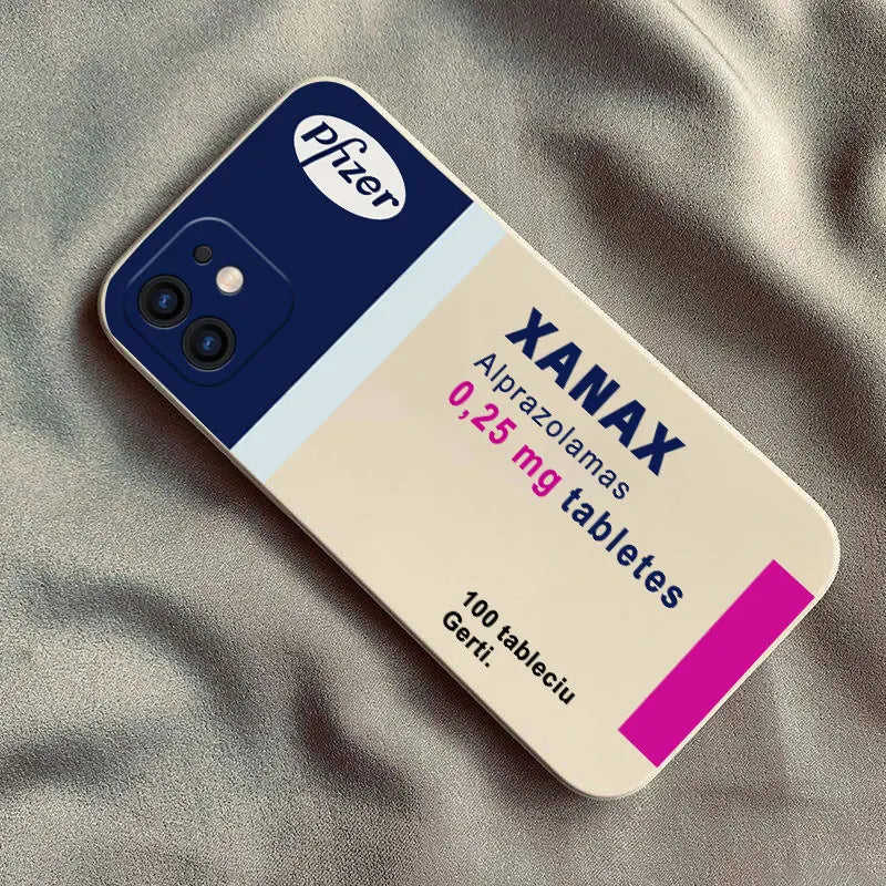 Luxury Fashion Xanaxs Phone Case For iPhone