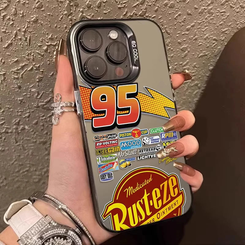 Lightning McQueen 95 Cars Phone Case For iPhone
