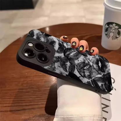 Lip-Painted Anti-Drop Phone Case For iPhone