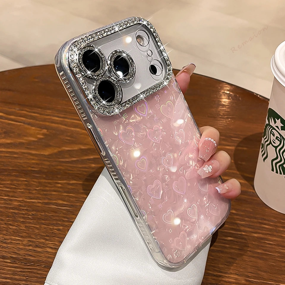 Glitter Butterfly Phone Case For iPhone