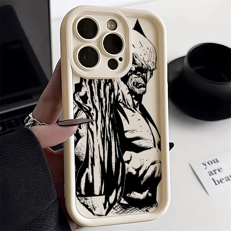 Marvel Wolverine Art Phone Case For iPhone