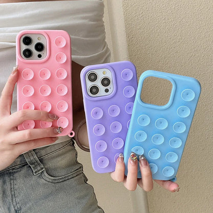 Suction Cup Soft Silicone Phone Case