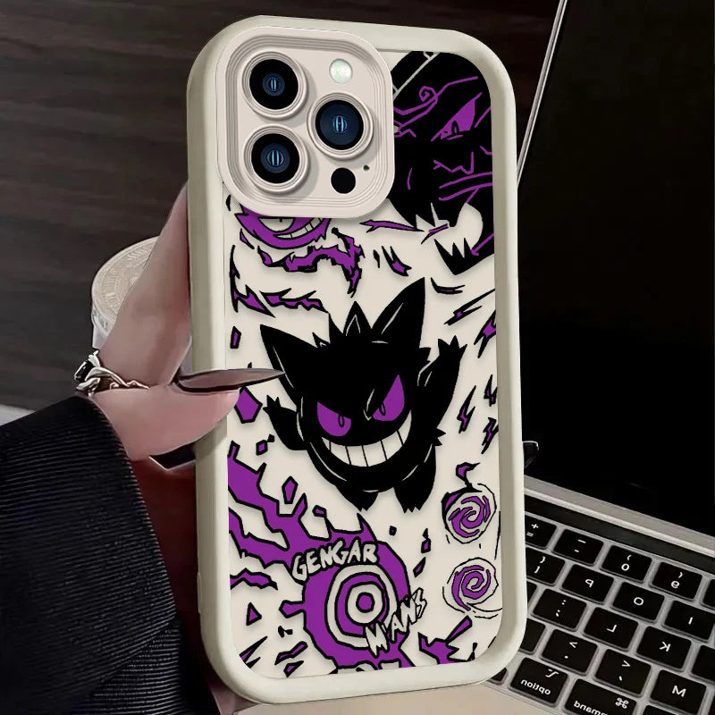 Cartoon Pokemon Gengar Case  For iPhone