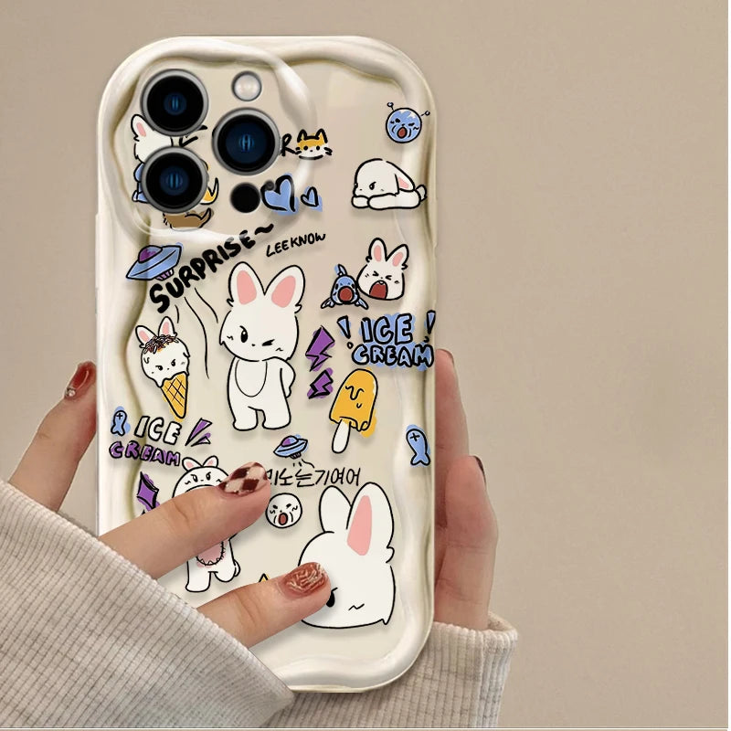 Cartoon Kids Soft Silicone Phone Case For iPhone
