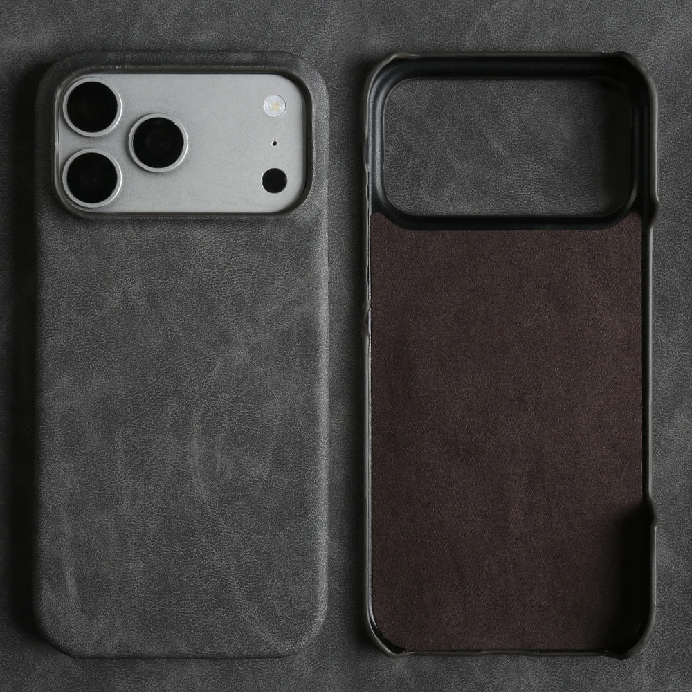 Light Luxury Fashion Business Leather Case For iPhone