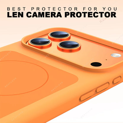 Magnetic Liquid Silicone Phone Case For iPhone