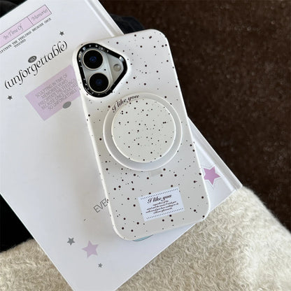 Cute Milk Yellow Magnetic Circle Holder Phone Case