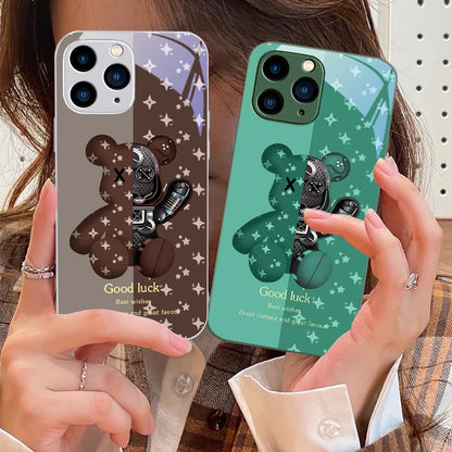 Brown Machine Bear  For iPhone